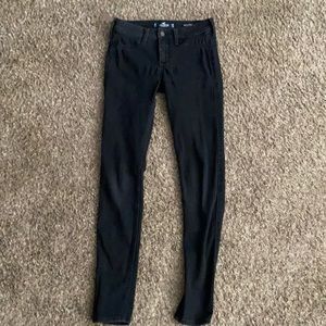 Black Hollister Low Rise Jeans